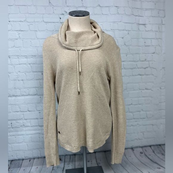 Ralph Lauren Sweaters - Ralph Lauren Cream Colored Cowl Neck Sweater